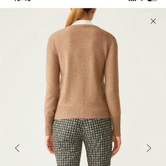 Tory Burch Cashmere Logo Sweater - Picture 7 of 7